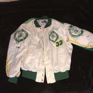 Larry bird fanimation chalk line jacket basketball  *rare* large youth 18-20